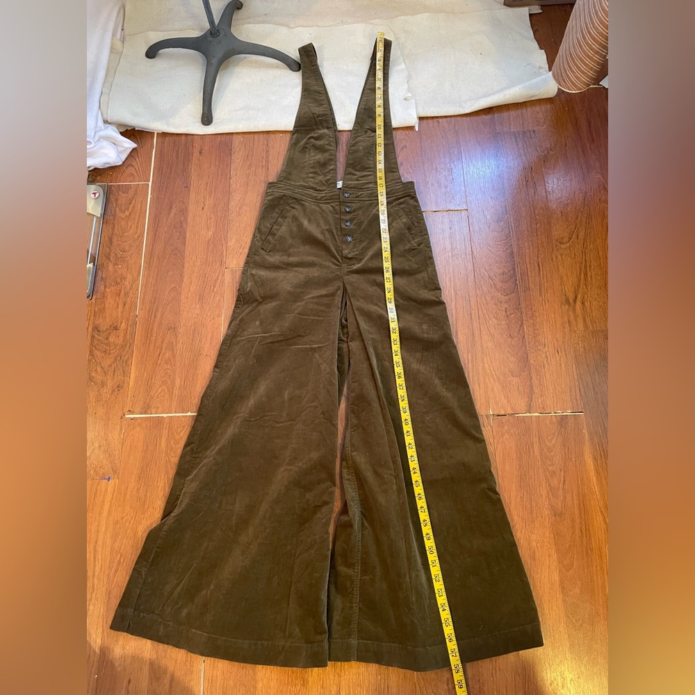 Free People Old School Love wide leg corduroy overalls - Picture 11 of 12
